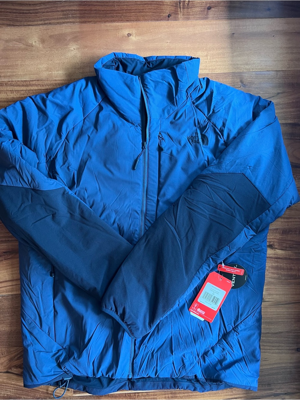 The North Face Men's Blue Two-Tone Puffer Jacket